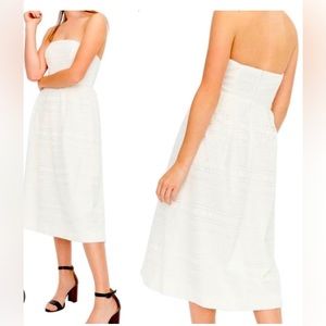JCrew strapless lace dress. Size 10. Brand new with tags.